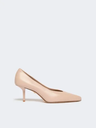 Décolleté in nappa, rosa