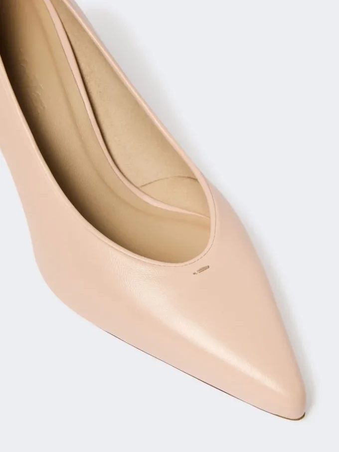Décolleté in nappa, rosa Décolleté in nappa, rosa