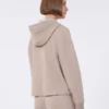 Felpa in jersey di cashmere e lana, beige Felpa in jersey di cashmere e lana, beige