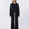 T-shirt oversize in jersey, blu oltremare T-shirt oversize in jersey, blu oltremare