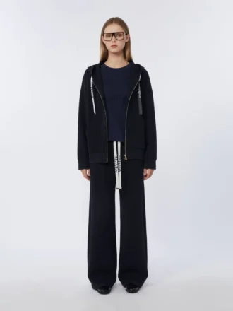 T-shirt oversize in jersey, blu oltremare