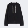 Felpa tecnica in jersey con zip, blu oltremare Felpa tecnica in jersey con zip, blu oltremare