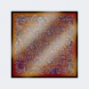 Foulard in seta stampato, color nocciola