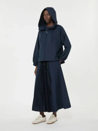 Giacca a vento in tessuto tecnico, blu navy