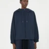 Giacca a vento in tessuto tecnico, blu navy