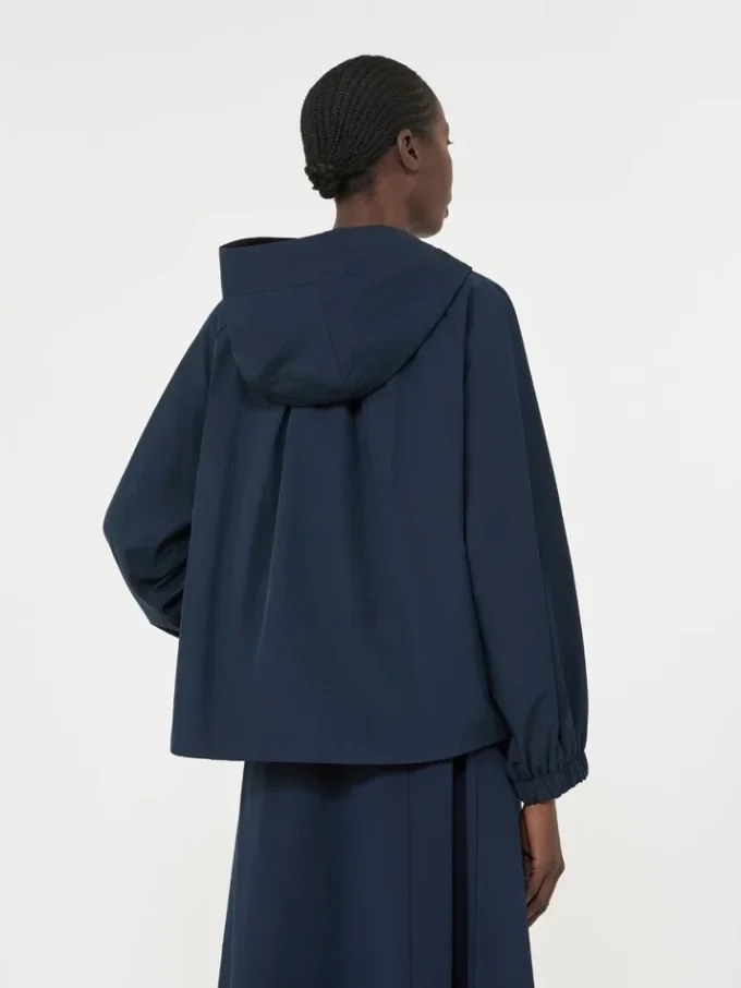 Giacca a vento in tessuto tecnico, blu navy
