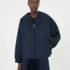 Giacca a vento in tessuto tecnico, blu navy