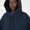 Giacca a vento in tessuto tecnico, blu navy