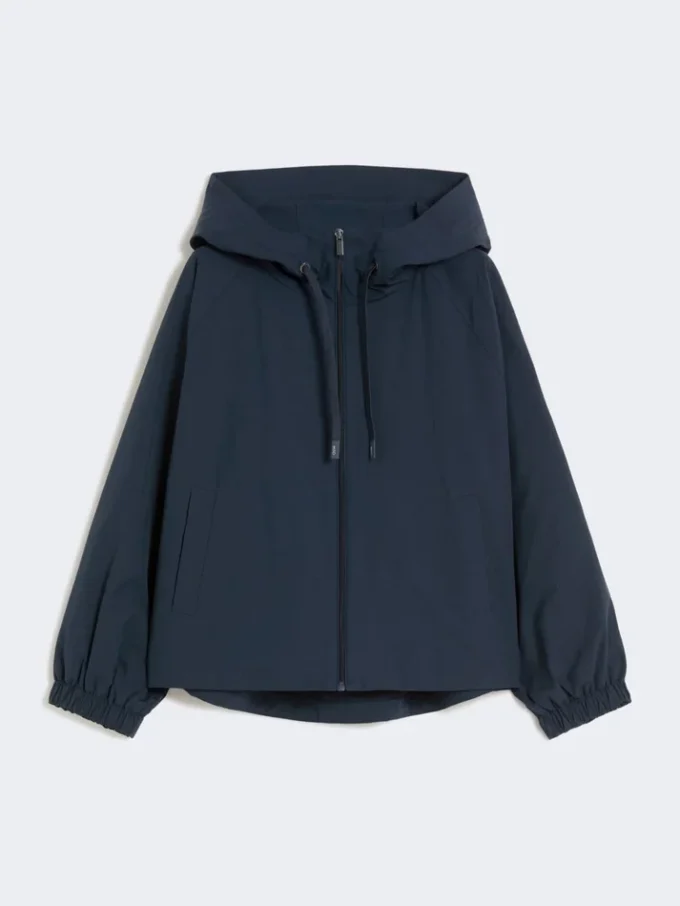 Giacca a vento in tessuto tecnico, blu navy