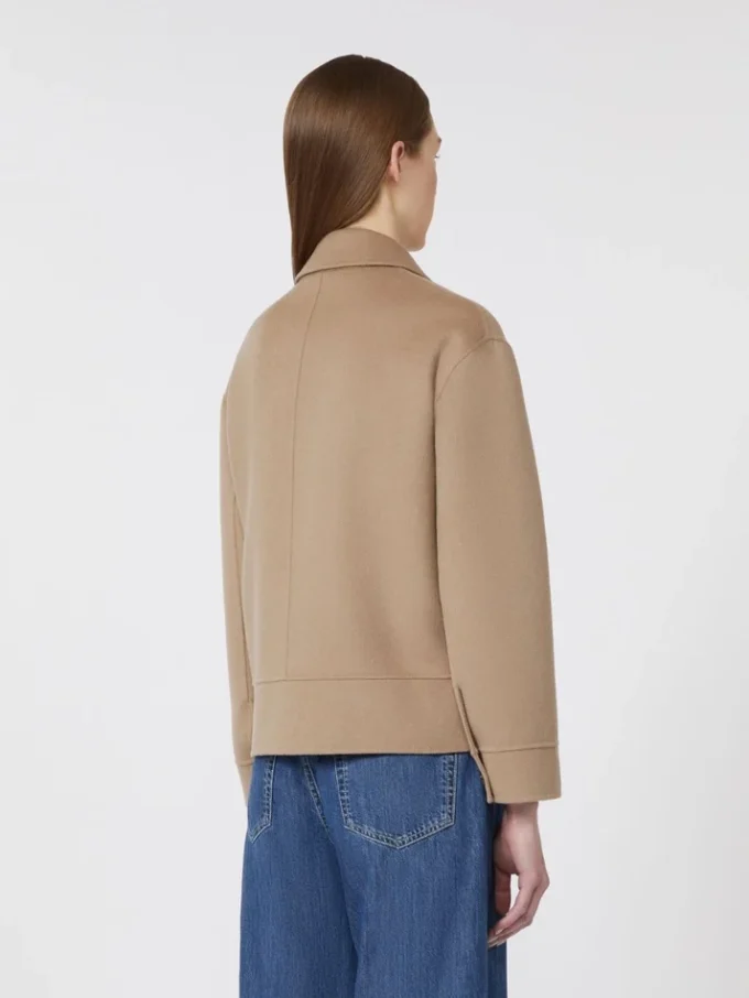 Giacca corta in lana, beige Giacca corta in lana, beige