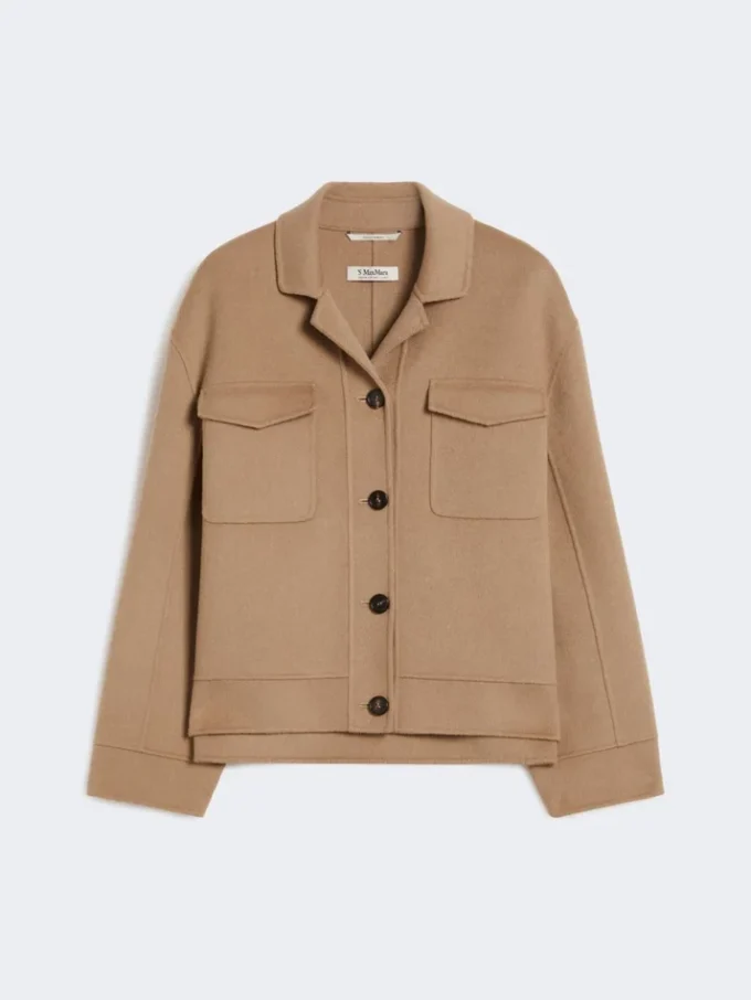 Giacca corta in lana, beige Giacca corta in lana, beige