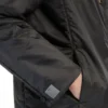 Giacca imbottita idrorepellente con cappuccio, nera Giacca imbottita idrorepellente con cappuccio, nera