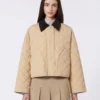Giacca imbottita reversibile in tessuto idrorepellente, beige Giacca imbottita reversibile in tessuto idrorepellente, beige