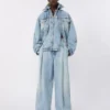 Giacca in denim a due pezzi, blu notte Giacca in denim a due pezzi, blu notte