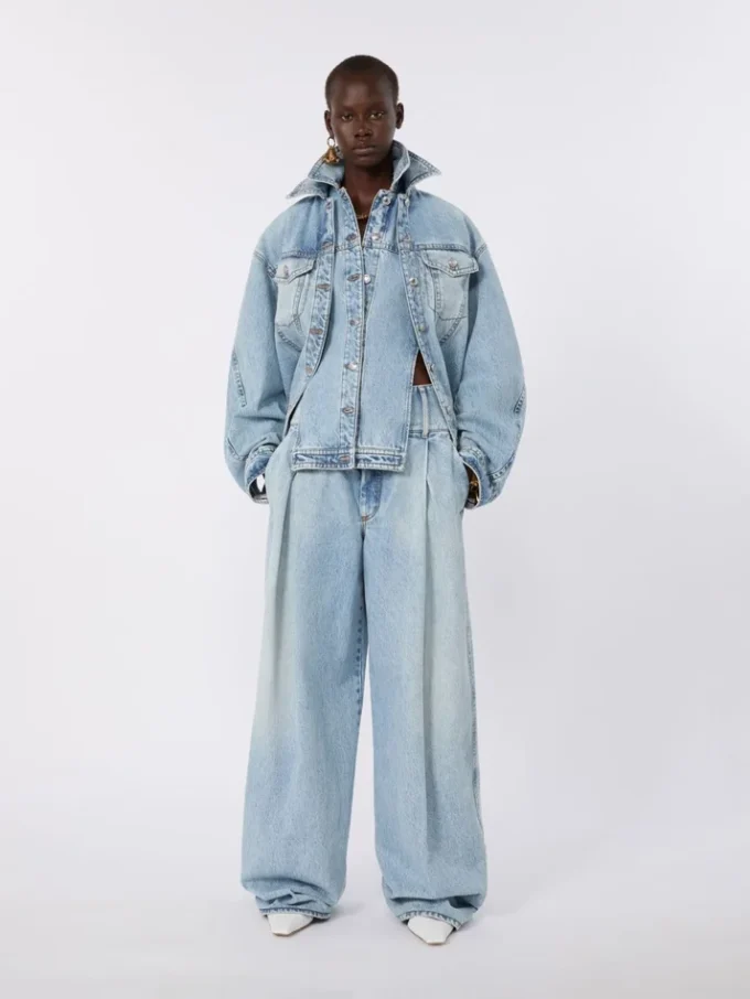 Giacca in denim a due pezzi, blu notte Giacca in denim a due pezzi, blu notte