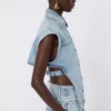 Giacca in denim a due pezzi, blu notte Giacca in denim a due pezzi, blu notte