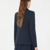 Giacca in jersey di cotone, blu navy Giacca in jersey di cotone, blu navy