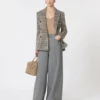 Giacca in jersey jacquard, nero grigio Giacca in jersey jacquard, nero grigio