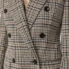 Giacca in jersey jacquard, nero grigio Giacca in jersey jacquard, nero grigio