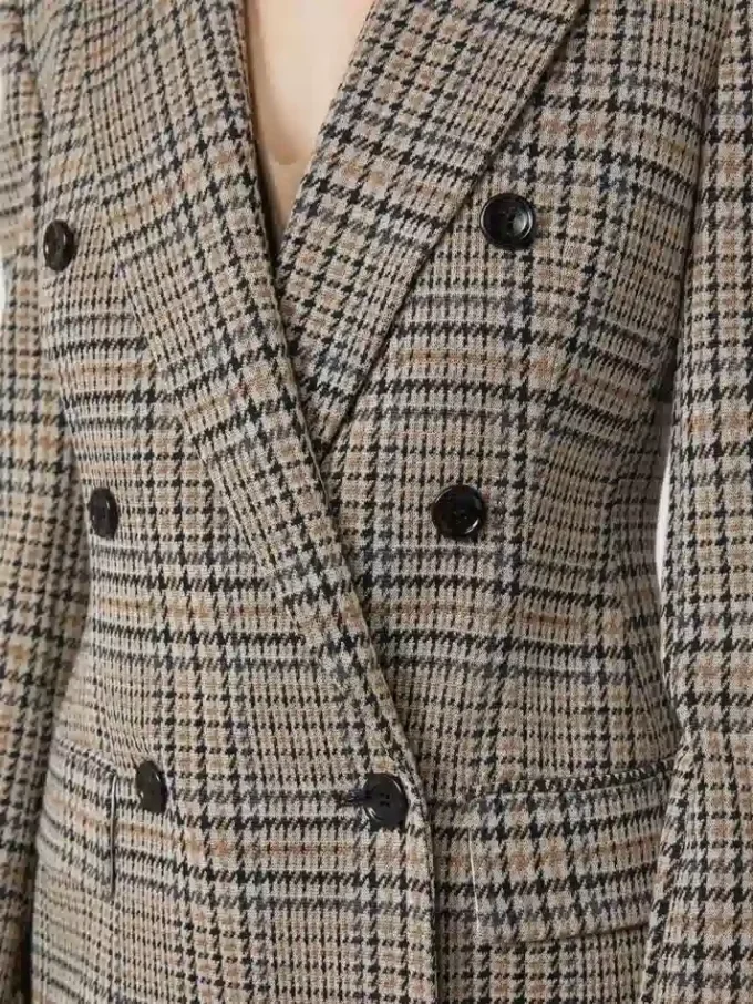 Giacca in jersey jacquard, nero grigio Giacca in jersey jacquard, nero grigio