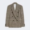 Giacca in jersey jacquard, nero grigio Giacca in jersey jacquard, nero grigio