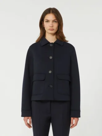 Giacca in jersey tecnico, blu navy