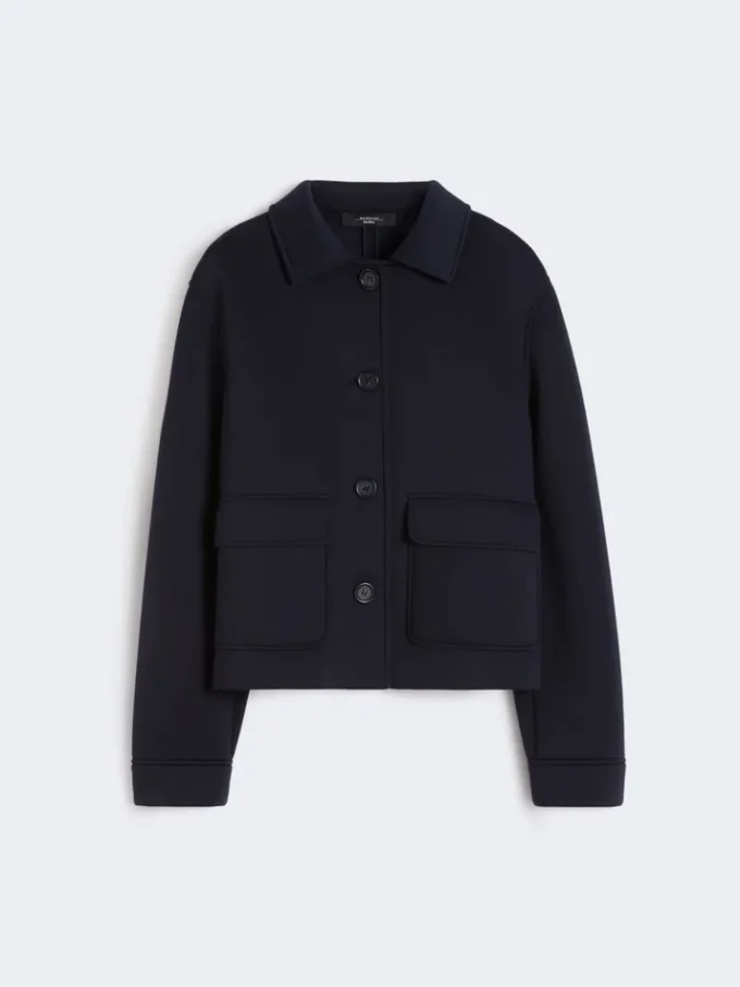 Giacca in jersey tecnico, blu navy Giacca in jersey tecnico, blu navy