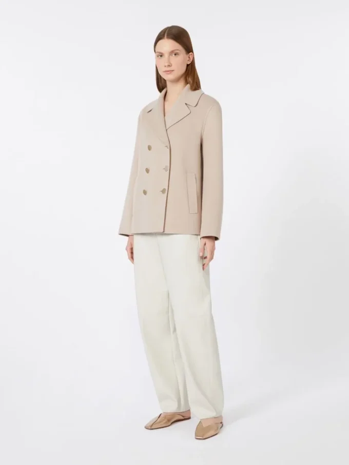Giacca in lana, beige rosa Giacca in lana, beige rosa