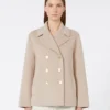Giacca in lana, beige rosa Giacca in lana, beige rosa