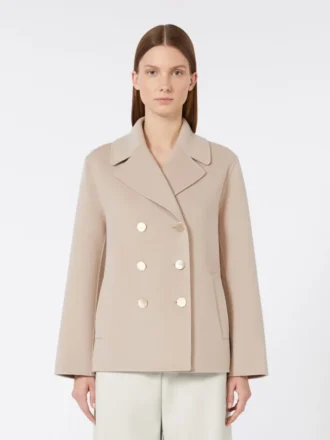 Giacca in lana, beige rosa