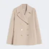 Giacca in lana, beige rosa Giacca in lana, beige rosa
