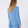 Giacca in lana elasticizzata, azzurra Giacca in lana elasticizzata, azzurra