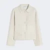Giacca in lino e cotone elasticizzato, avorio Giacca in lino e cotone elasticizzato, avorio