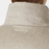 Giacca in tela idrorepellente e piumino color cammello, sabbia