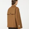 Giacca in twill idrorepellente, color tabacco