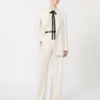 Giacca monopetto in cady, beige Giacca monopetto in cady, beige