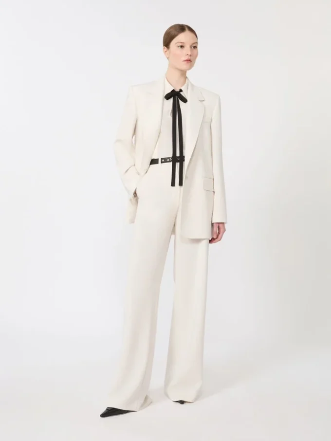 Giacca monopetto in cady, beige Giacca monopetto in cady, beige