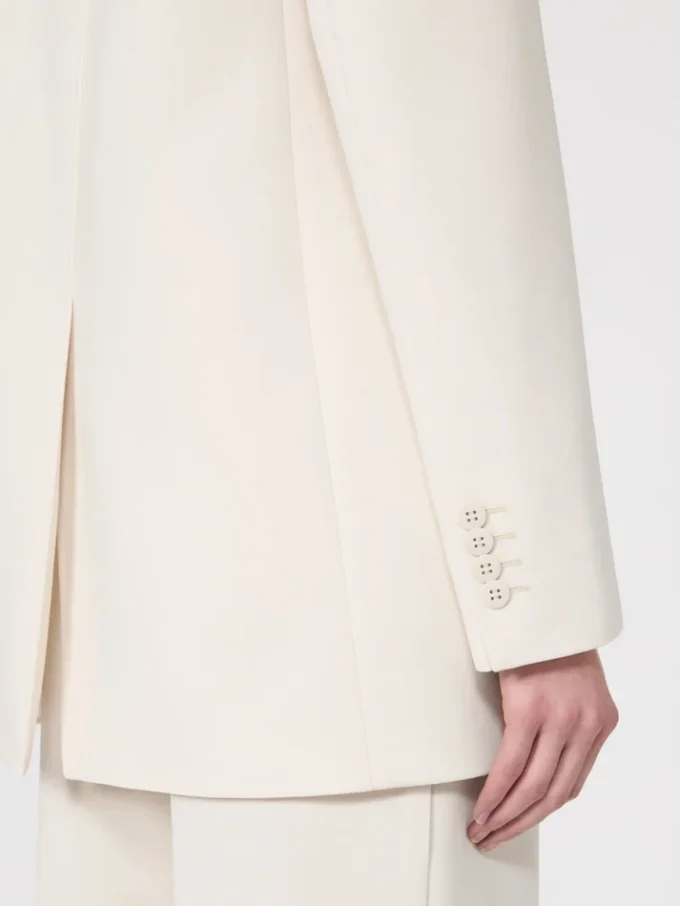 Giacca monopetto in cady, beige Giacca monopetto in cady, beige