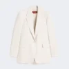 Giacca monopetto in cady, beige Giacca monopetto in cady, beige