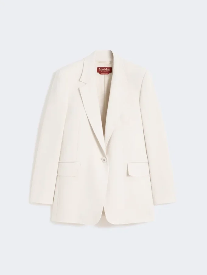 Giacca monopetto in cady, beige Giacca monopetto in cady, beige