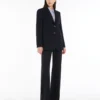 Giacca monopetto in cady, blu navy Giacca monopetto in cady, blu navy