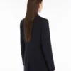 Giacca monopetto in cady, blu navy Giacca monopetto in cady, blu navy