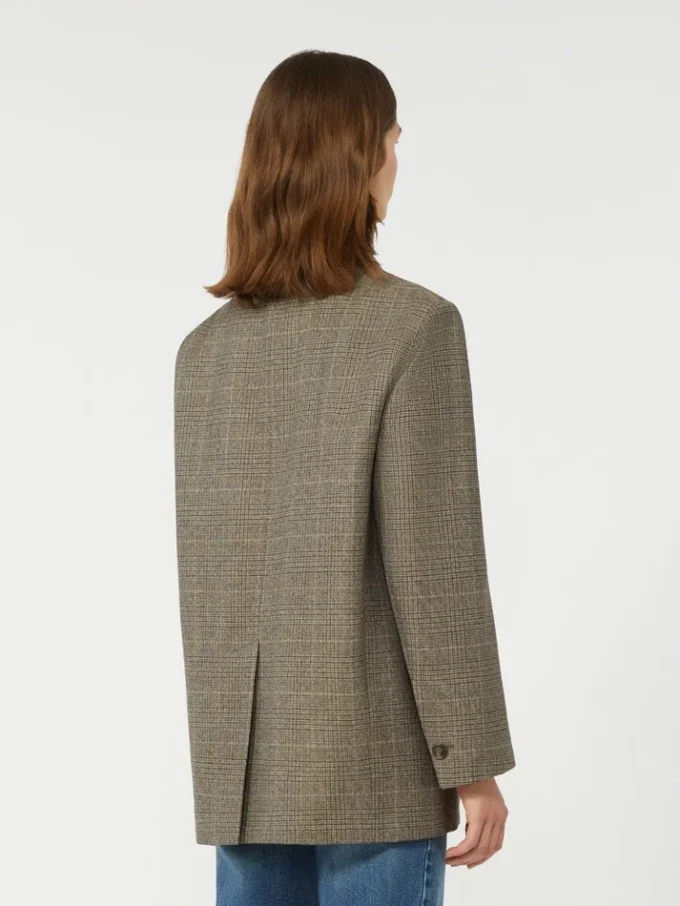 Giacca oversize in lana, marrone Giacca oversize in lana, marrone