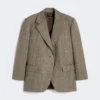 Giacca oversize in lana, marrone Giacca oversize in lana, marrone