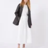 Giacca oversize in pelle, marrone Giacca oversize in pelle, marrone