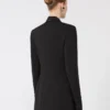 Giacca sartoriale in Pure Wool elasticizzata naturale, nera Giacca sartoriale in Pure Wool elasticizzata naturale, nera