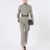 Giacca slim fit in lana, mohair e seta, grigio medio Giacca slim fit in lana, mohair e seta, grigio medio