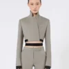 Giacca slim fit in lana, mohair e seta, grigio medio Giacca slim fit in lana, mohair e seta, grigio medio