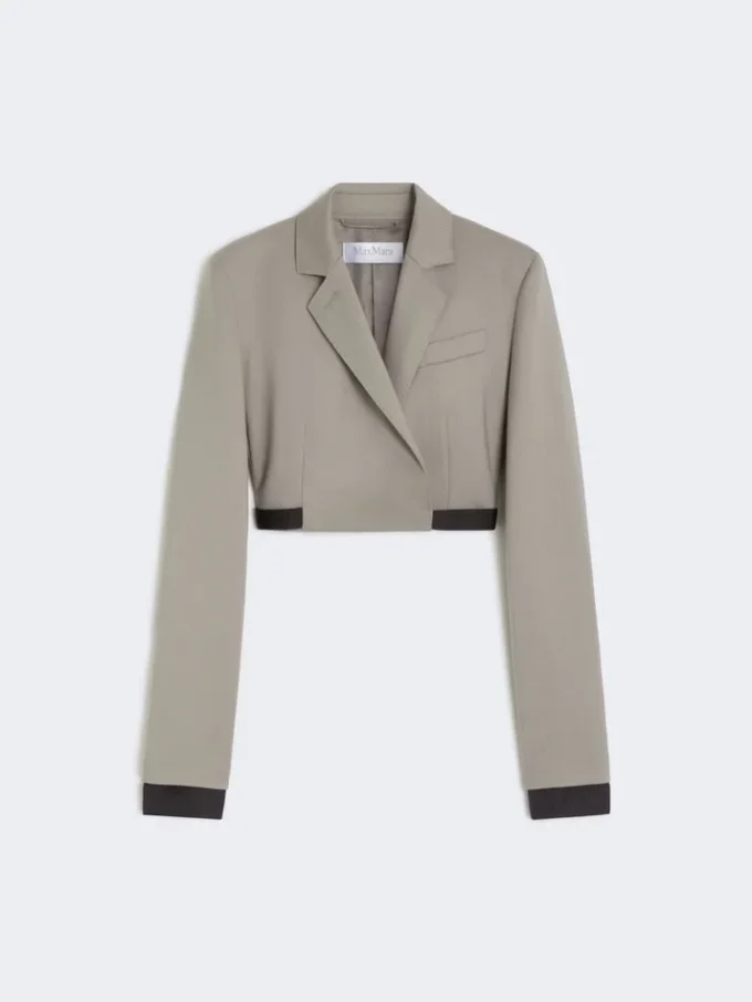 Giacca slim fit in lana, mohair e seta, grigio medio Giacca slim fit in lana, mohair e seta, grigio medio