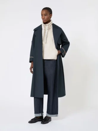 Gilet imbottito in tela di nylon idrorepellente, color sabbia